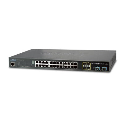 Top Quality Stack Access Switch Layer 2+ of 24 Ports + 4 Shared TP/SFP + 2 Ports 10G SFP+  Stack