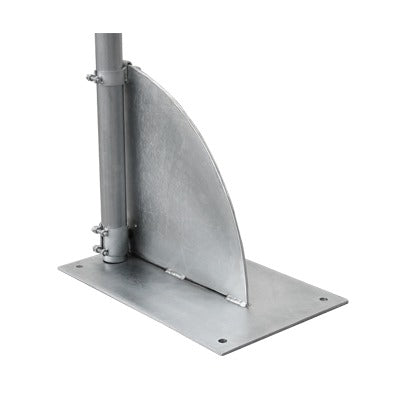 Top Quality Mast Diameter: 1" to 1-3/4", Base for Mast with Angle Adjustment