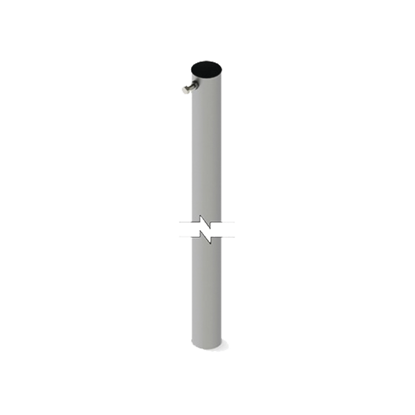 Reliable Lightweight Telescopic Mast, 1 1/2" Diameter, 10 ft Length