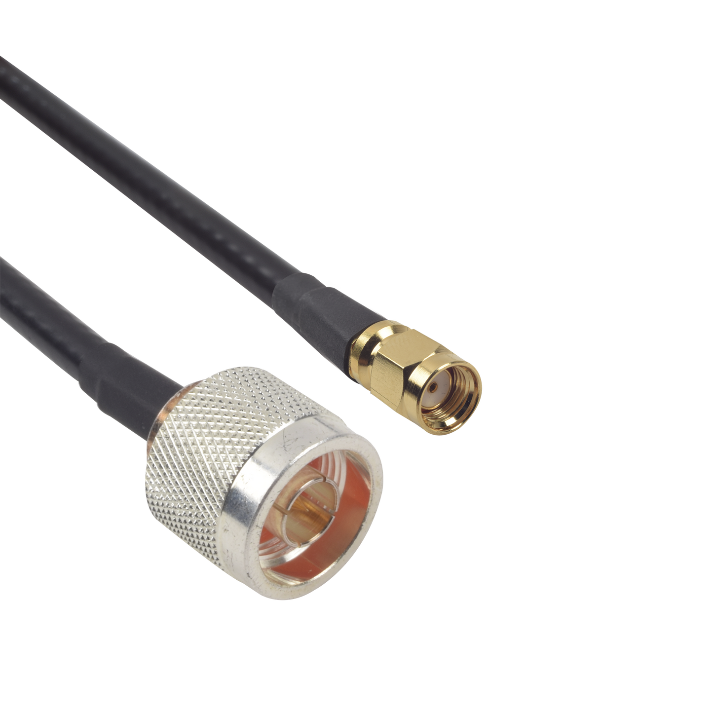 Reliable 1.96 ft Jumper LMR-240 Cable with N Male and RP SMA Male Connectors