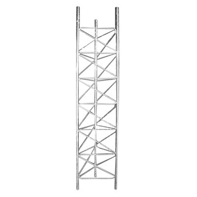 High Performance 10 ft x 23.6 in Width Guyed Tower Section, Hot-dip Galvanized, Maximum Height 30 ft