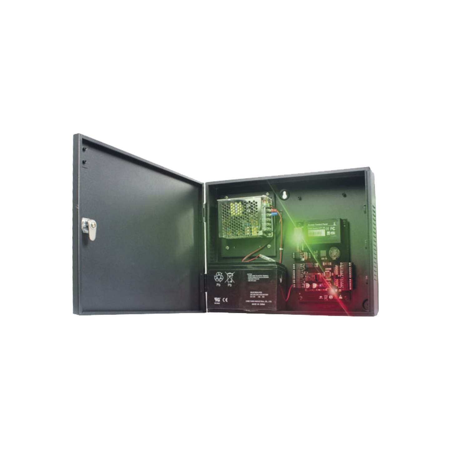 High Performance C3400 Four-Door Access Controller / Easy management / 30,000 Cards / Metal Cabinet and 12VDC/3A Power Supply Included