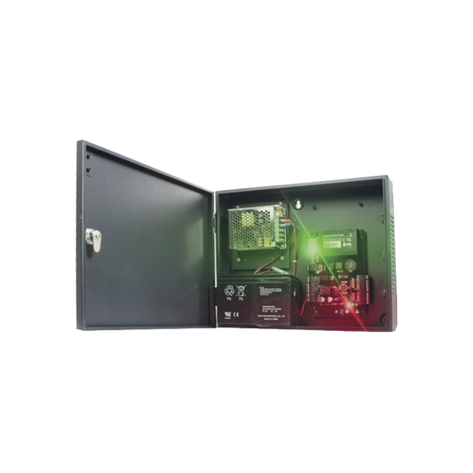 High Performance C3400 Four-Door Access Controller / Easy management / 30,000 Cards / Metal Cabinet and 12VDC/3A Power Supply Included