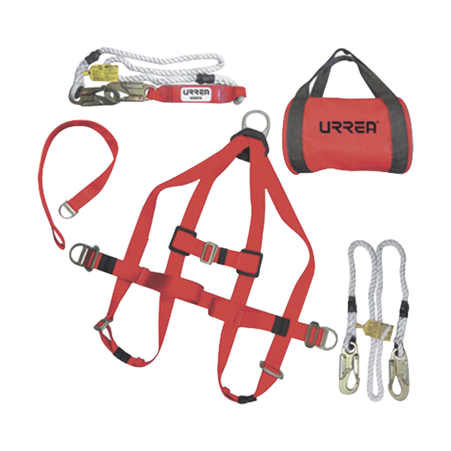 Top Quality Fall Protection Size 36-40, Safety Harness, Set of 5 Pieces