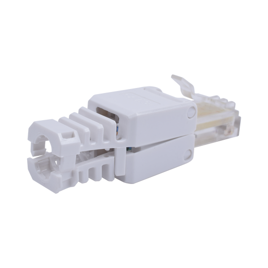 Best News plugs RJ45 connector for Cat5e UTP cable WITHOUT USE OF TOOLS