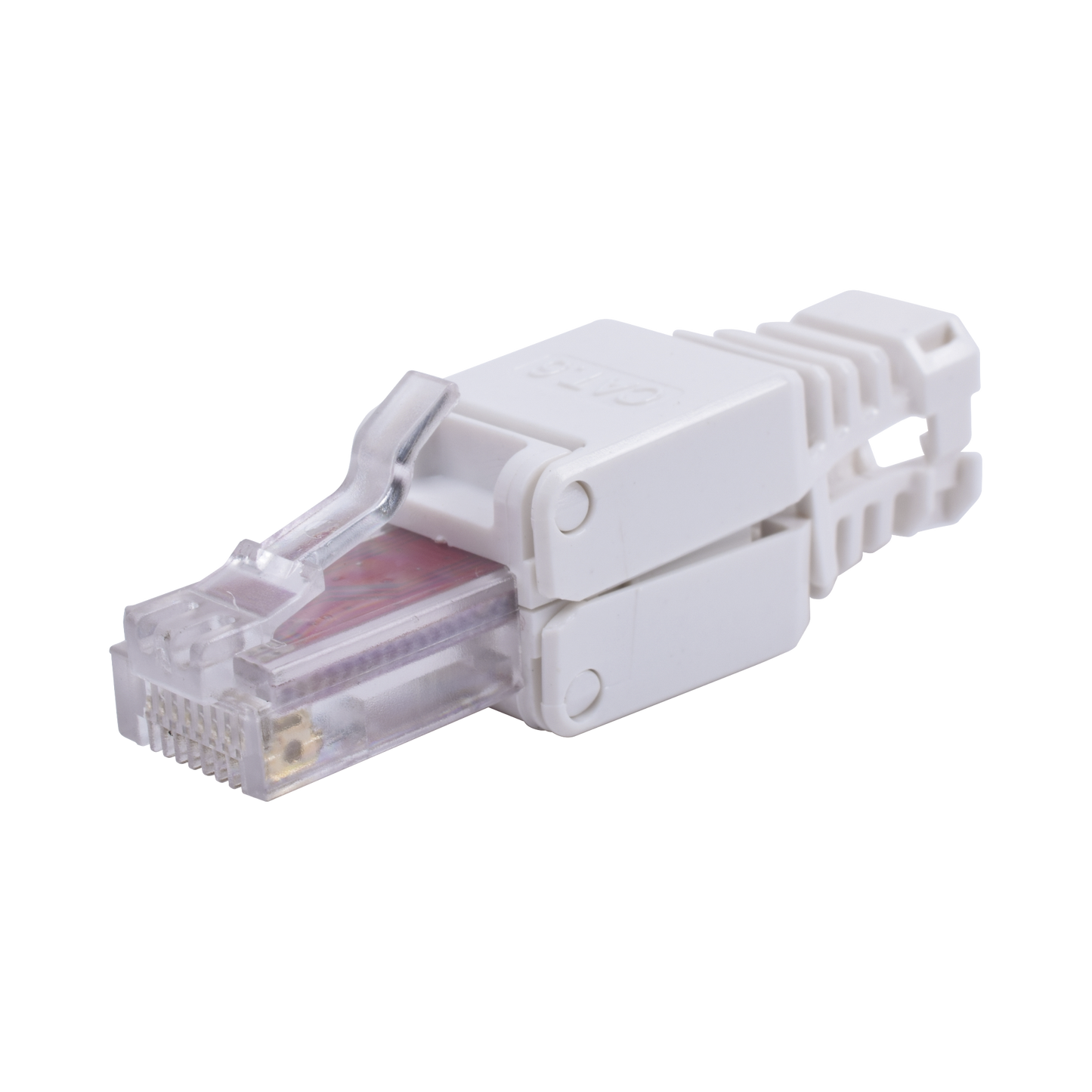 Affordable RJ45 connector for Cat6 UTP cable WITHOUT USE OF TOOLS