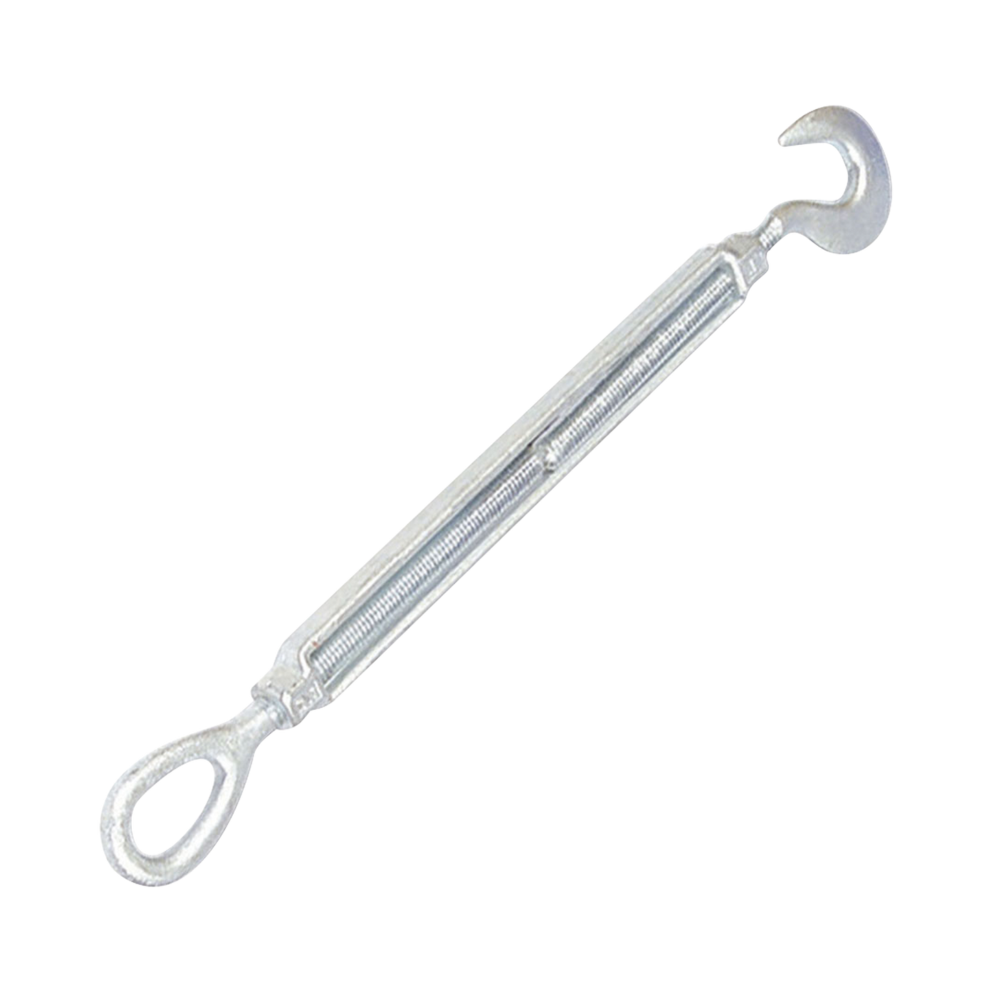 Affordable Forged Steel Turnbuckle Hook - Eye, 1/2" x 9", 470kg, Gauge 39