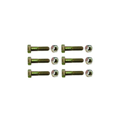 High Performance Tropicalized, 6 Screw Pack Grade 5 with 3/8" x 2" Nuts