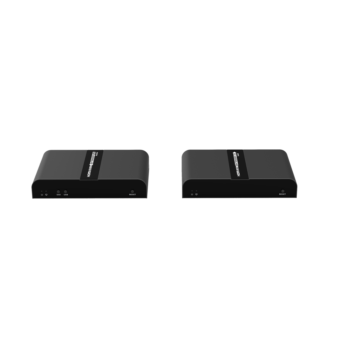 Reliable KVM Extender Kit (HDMI and USB) up to 100 meters / 4K Resolution @ 30 Hz / Cat 6/6A/7 / ZERO LATENCY / Loop Output / Supports Gigabit Switch for multiple KVM control / Supports up to 253 / Transmit Video and Control your DVR via USB remotely.