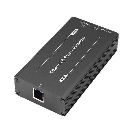 Top Quality (POE 600 METERS) Transmitter for TT-8001R PoE Extender / 1 Port for video reception and power supply (PoE) / IDEAL FOR DOMES AND IP CAMERAS / Cascading Connection / Supports 60 W PTZ's / Supports IEEE802.3af/at