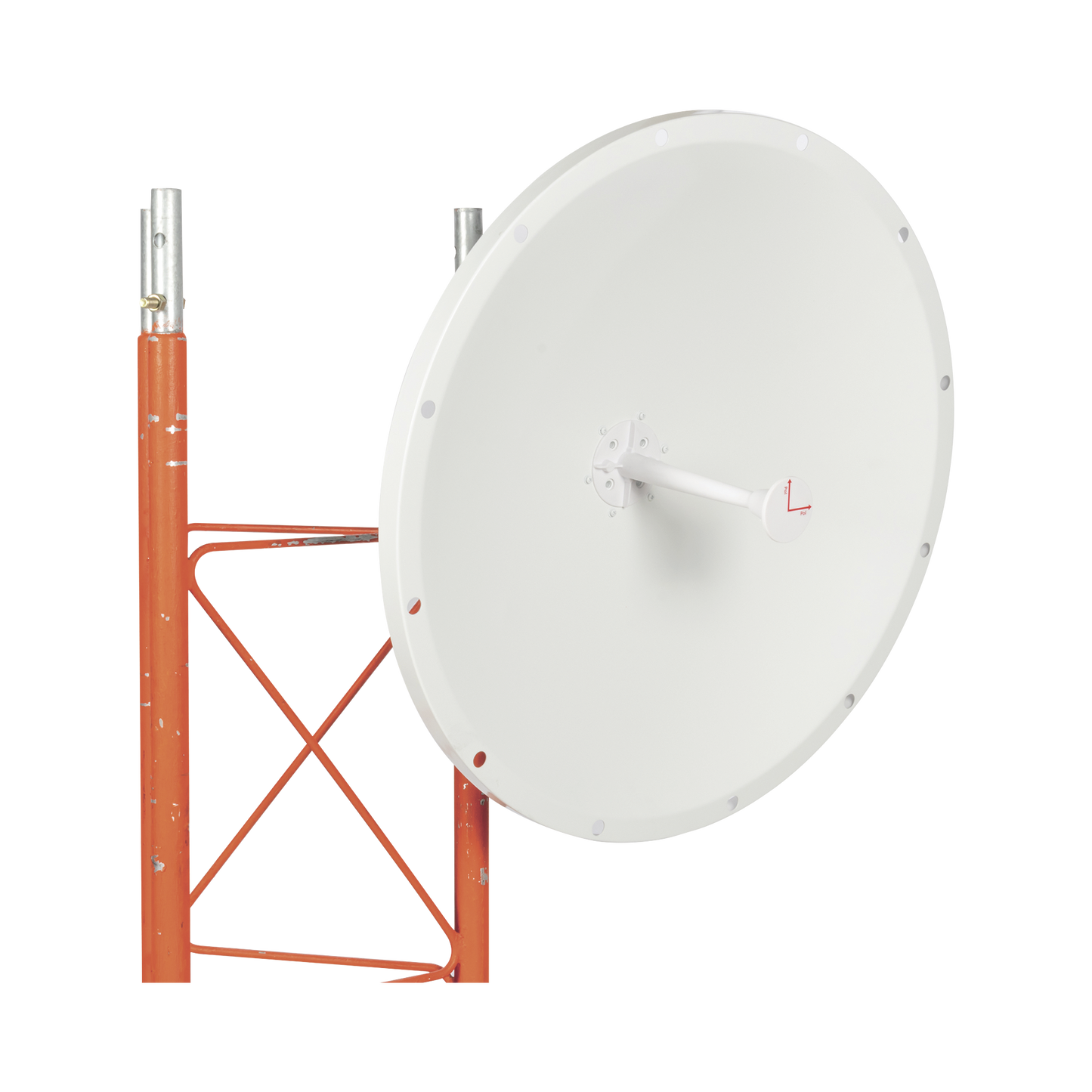 Advanced 28 dBi, 4.8 - 6-5 GHz, N-Male Connectors, Dish Antenna Extended Frequency