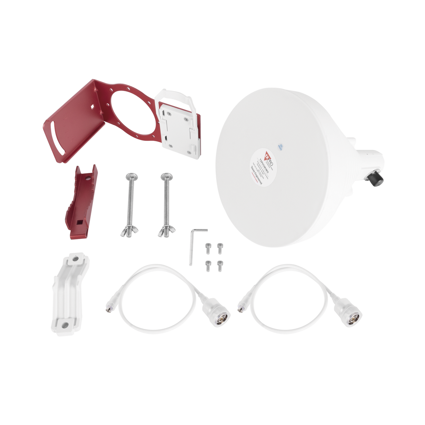 Affordable 30 &deg; Symmetric Sectorial Antenna, connectorized for high noise environments, 4900-6500 MHz, 19 dBi