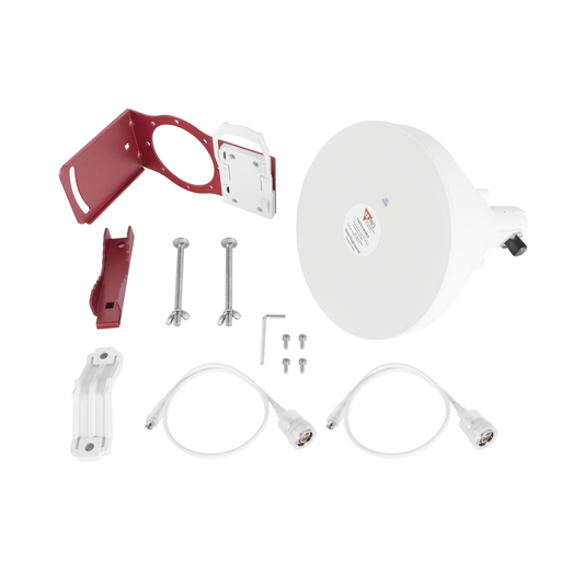 Affordable 30 &deg; Symmetric Sectorial Antenna, connectorized for high noise environments, 4900-6500 MHz, 19 dBi