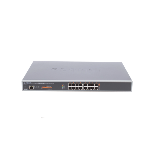 Top Quality 8-Port Gigabit 60W Ultra PoE Managed Injector Hub (400W)