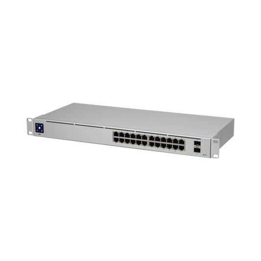 Best Gigabit Switch USW-24 with Layer 2 Features and (2) SFP Gigabit ports