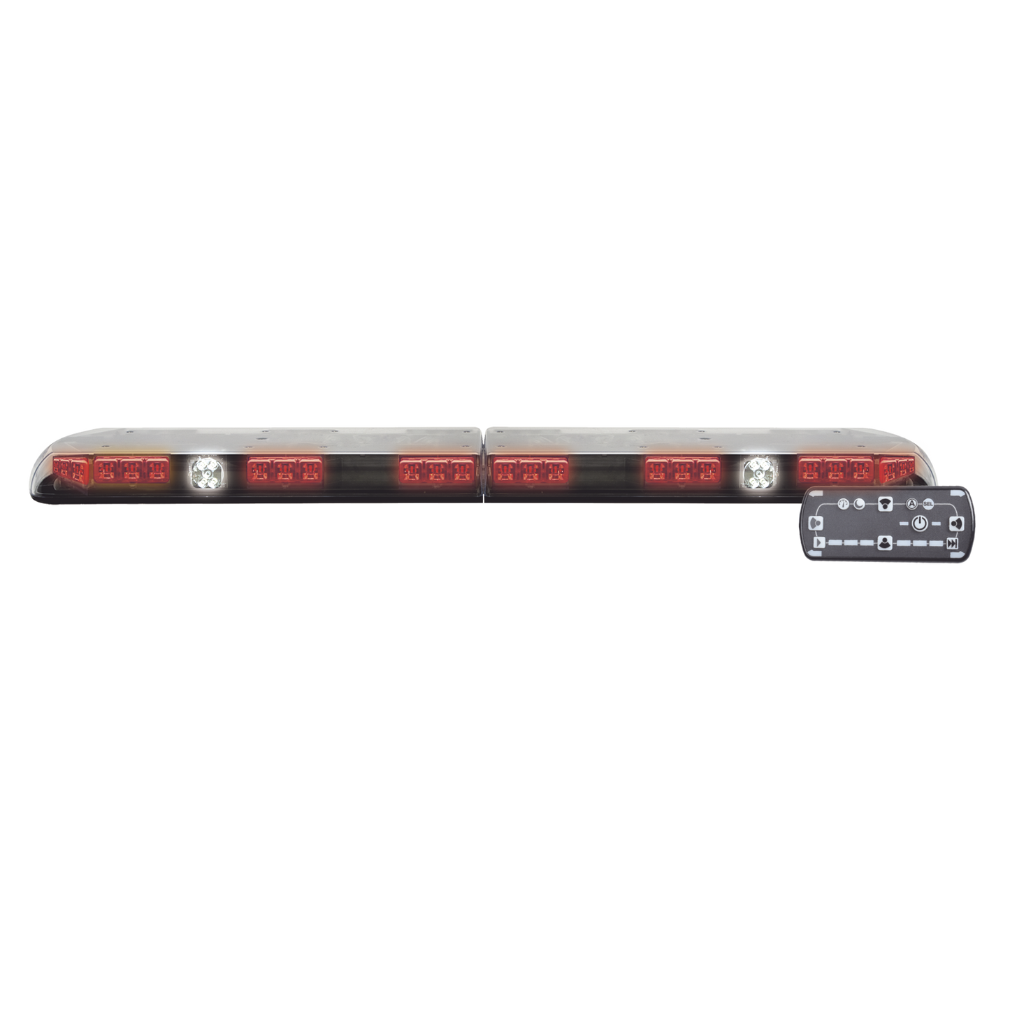 Advanced 48" Ultra Bright Vantage PRO Light Bar, Red Color, with 64 Powerful Last Generation LEDs