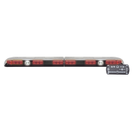 Advanced 48" Ultra Bright Vantage PRO Light Bar, Red Color, with 64 Powerful Last Generation LEDs