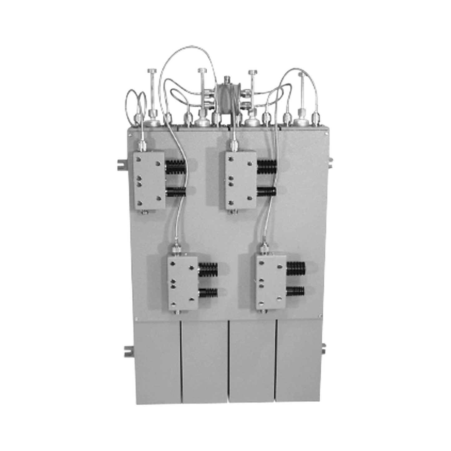 Reliable VHF Combiner, N Female., 4 Channels, 148-174 MHZ, 200 KHz Channel Space, Dual Circulator, 125 W