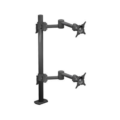 Advanced 28-1/2” Post - Dual Monitor Two Articulating Arms