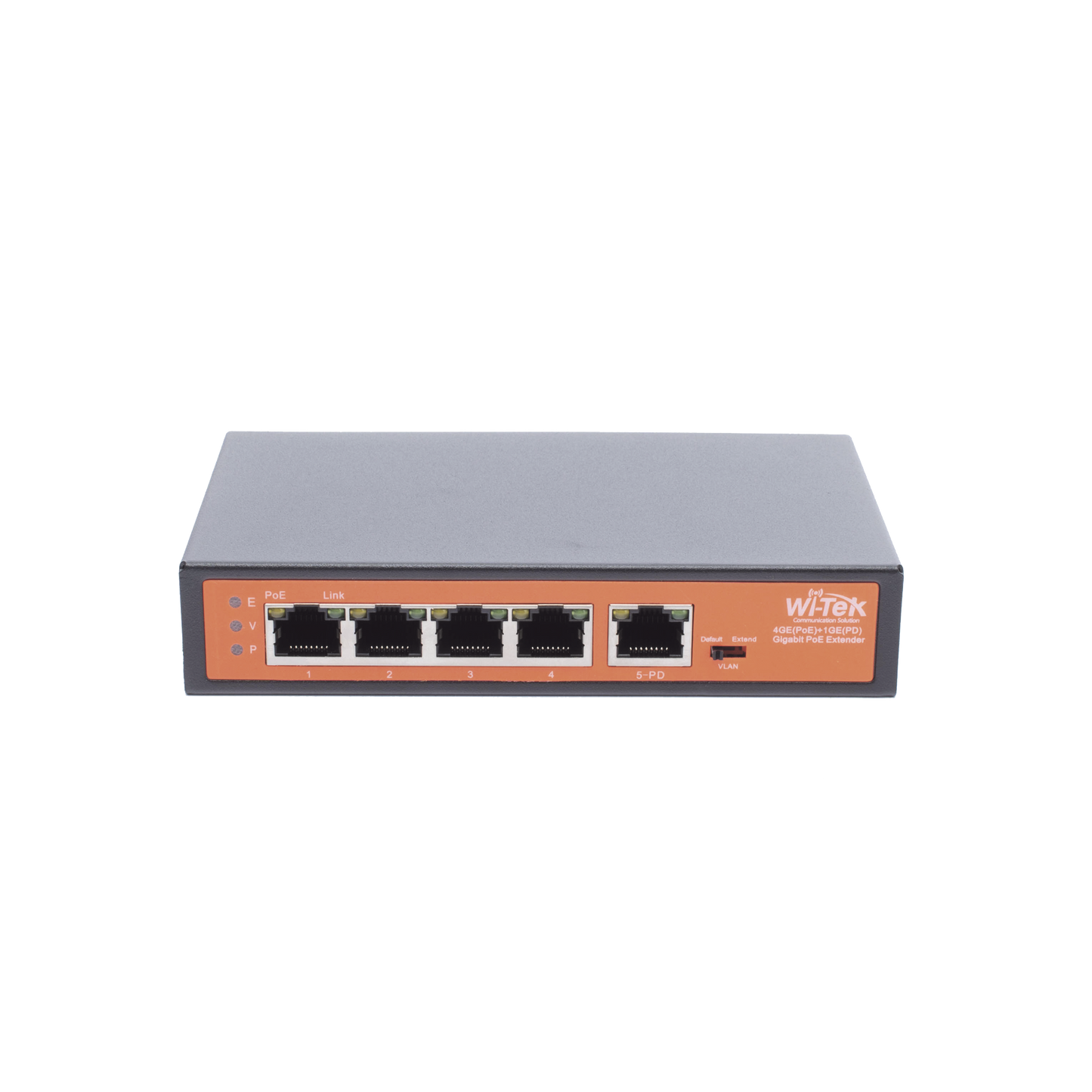 Best PoE Extender / Input up to 90 W / 4 Ports Gigabit PoE Output 802.3af/at / up to 250 m / Unmanaged