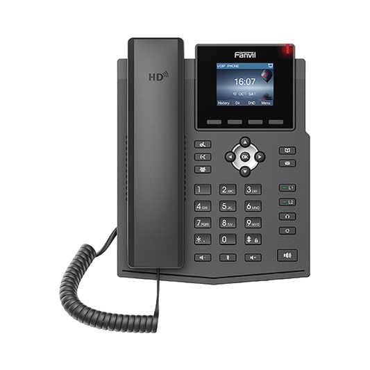 Reliable Enterprise IP Phone with 4 SIP Lines, HD Voice, 3-Way Conference with PoE