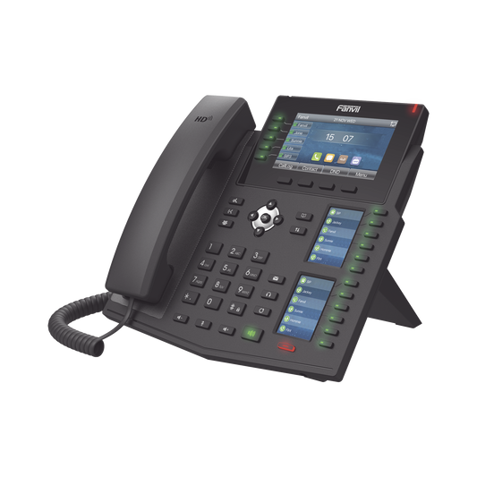 Reliable Opus, 12 DSS keys, Carrier Enterprise IP Phone with 20 SIP Lines, IPv6, 3-Way Conference with PoE, HD Voice