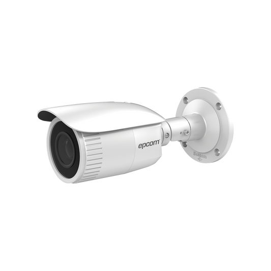 Advanced 5 MP IP Bullet / 2.8 to 12 mm Motorized Lens / IP67 / WDR 120dB / 98 ft IR / H.265+