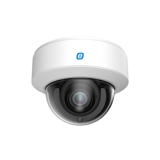 Reliable IP Dome 4 MP / POE / 164ft (50m) IR / WDR (120dB) / Micro SD / IP67 / 2.8 mm - 12 mm Motorized Lens / Integrated Microphone / Cloud Video Recording / Metal