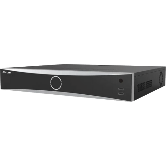 Reliable NVR 32 Megapixel (8K) / 32 IP channels / 16 PoE Ports / Supports Cameras with SENSEPLUS / 4 Hard Drive Bays / HDMI in 4K / Supports POS