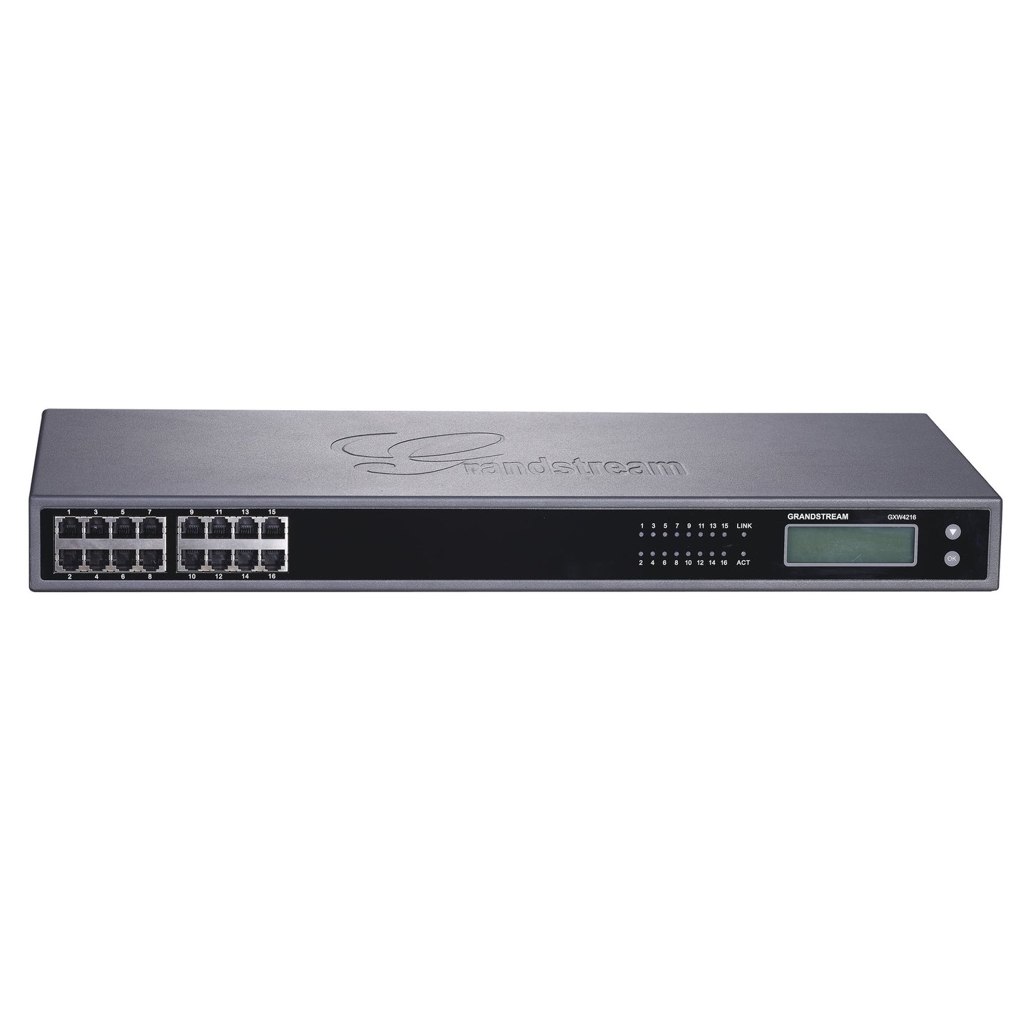 Advanced 1 50 - pin Telco with Rackmount, Grandstream 16 - Port FXS Analog VoIP Gateway - USATELNetworkingGRANDSTREAM