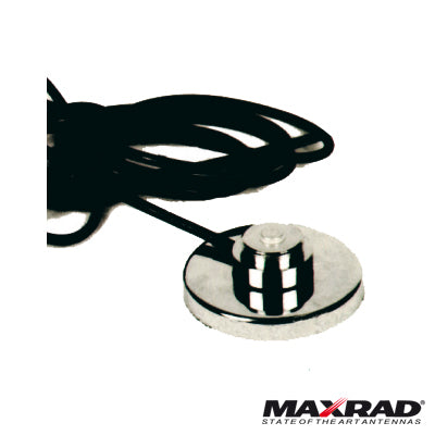 Reliable MAXRAD Magnetic Mount, 3/4" (NMO), 3 1/4" Diameter, 12 ft. Cable RG58A/U