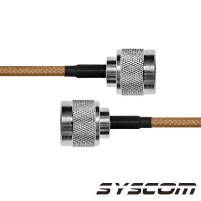 High Performance 11.81 in RG-142/U Coaxial Cable with N Male / N Male Connectors